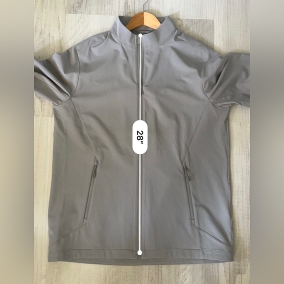 Levelwear Golf Protect Rain Jacket Club Collar Mens large gray - Picture 3 of 7